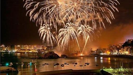 Concurso internacional de fuegos artificiales en blanes
