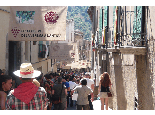 Fiesta de la vendimia en el priorat