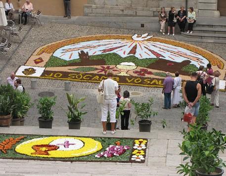 Fiesta del corpus en girona