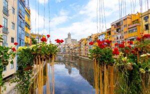 La fiesta de temps de flors en girona