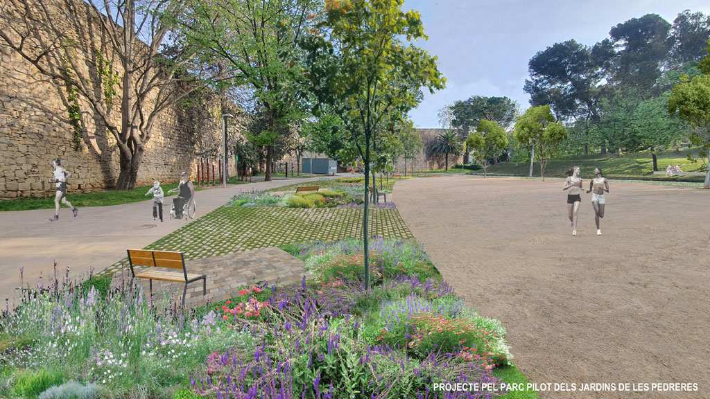 Reforma de los Jardines de las Pedreres: Cambios en el Trazo del Nuevo Camino y Sistema de Drenaje en Girona