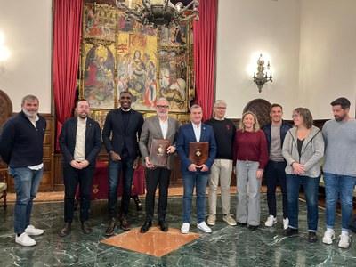 Larrosa: "Fortalecemos el patrimonio de Lleida y el papel del pabellón Onze de Setembre en el hockey con el acuerdo con el Lleida Lista"