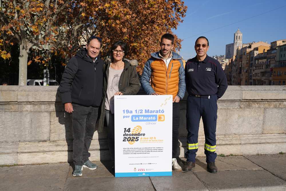 Girona será sede de la 19ª Mitja Marató en apoyo a La Marató de TV3 este domingo