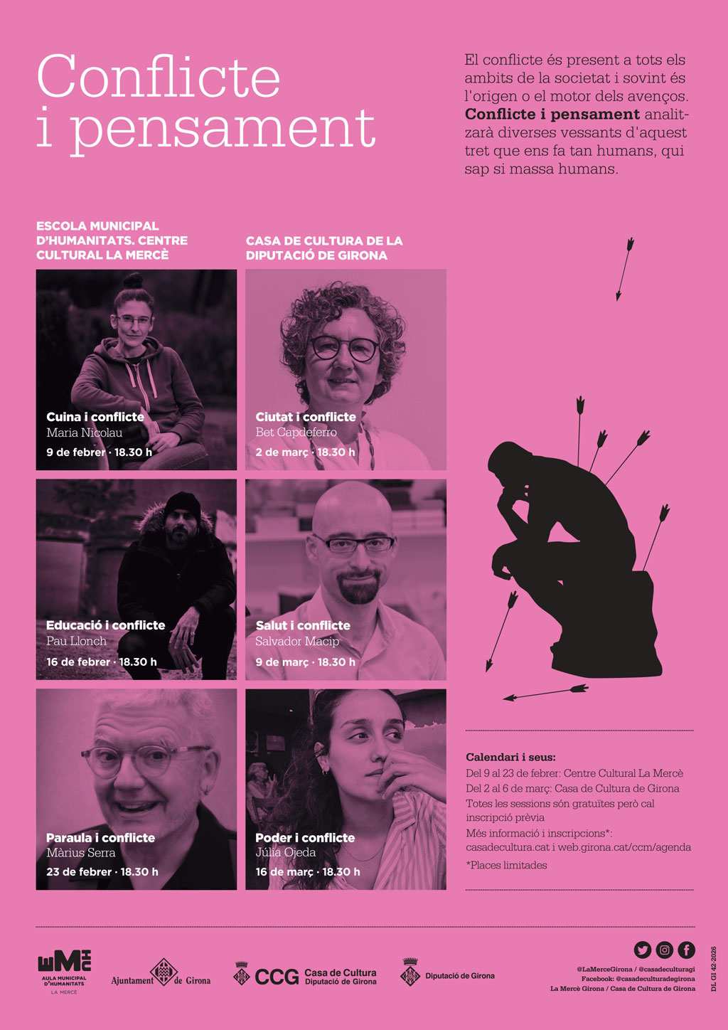 "Explora el Conflicte como Motor del Pensamiento: Regresa el Ciclo 'Conflicto y Pensamiento' a Girona"
