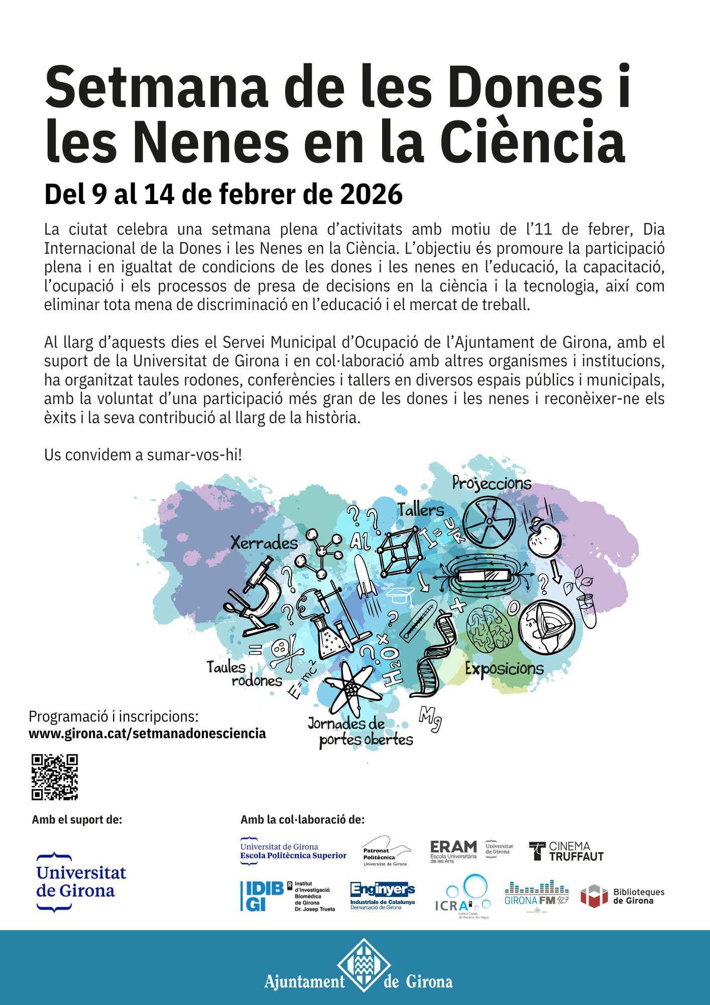 Girona Celebra la VII Setmana de las Mujeres y Niñas en la Ciencia con Actividades Durante Febrero