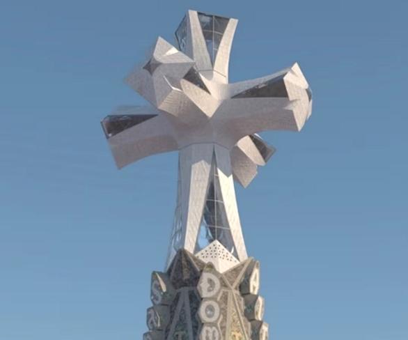 La Sagrada Família finaliza la torre de Jesús
