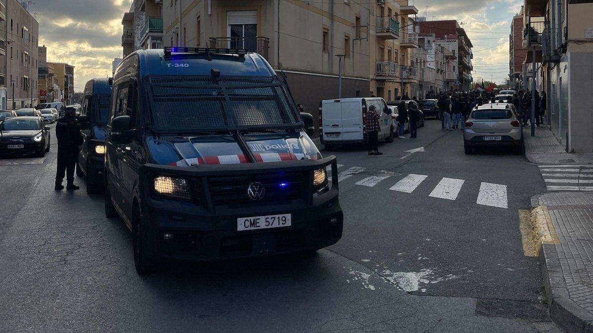 Intenso operativo policial en Bonavista previo a la manifestación de Vox