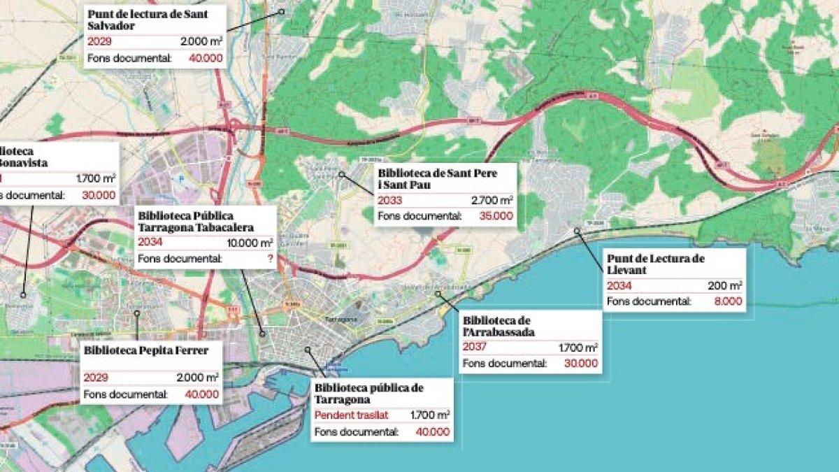 El Ayuntamiento de Tarragona busca que cada ciudadano tenga acceso a una biblioteca a solo 15 minutos de distancia