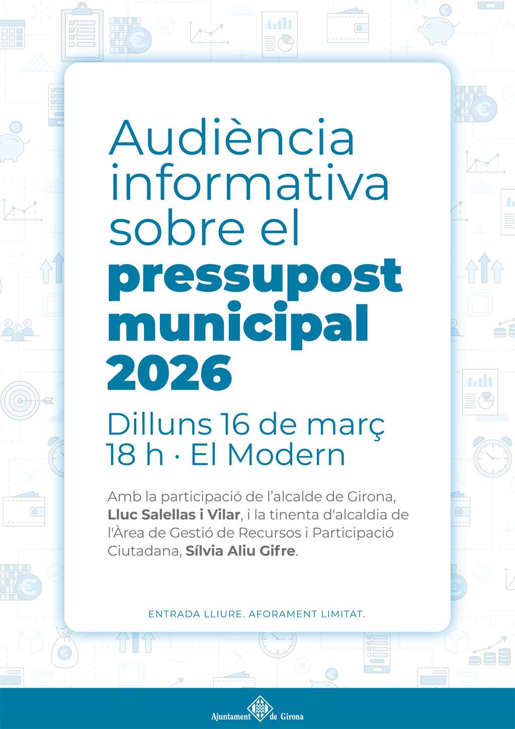 Girona Invita a la Ciudadanía a Participar en la Audiència Informativa sobre el Presupuesto Municipal