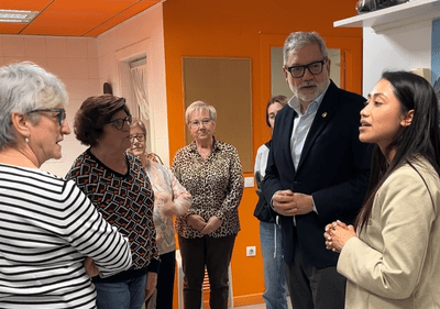 Alcalde Larrosa destaca cómo el servicio de comedor en los Centros Senior promueve la socialización, la alimentación saludable y un envejecimiento activo