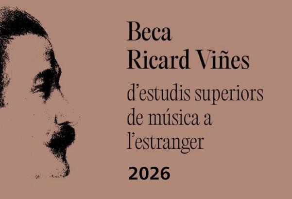 Convocatoria de la Segunda Edición de la Beca Ricard Viñes