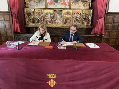 Nuevo convenio entre La Paeria y el Colegio de Veterinarios de Lleida para mejorar la gestión de animales de compañía y colonias felinas