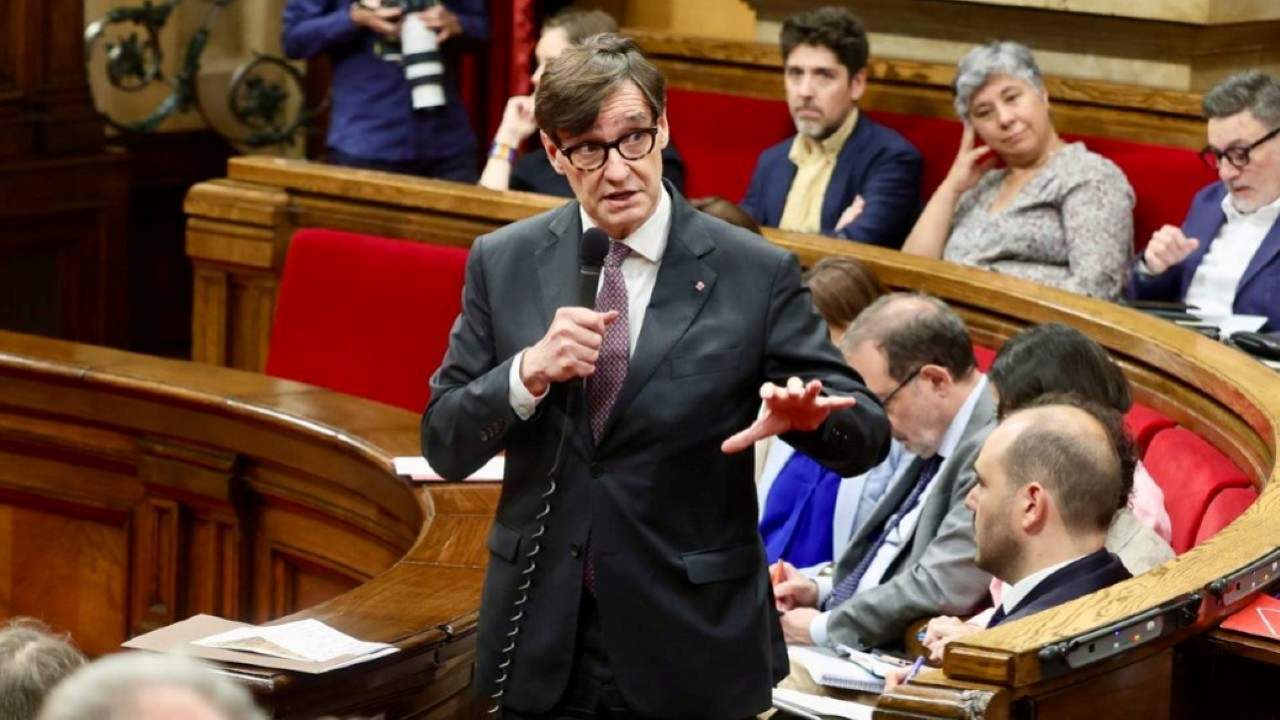 Salvador Illa defiende el pacto presupuestario con ERC: "Es un punto de partida, no un fin"