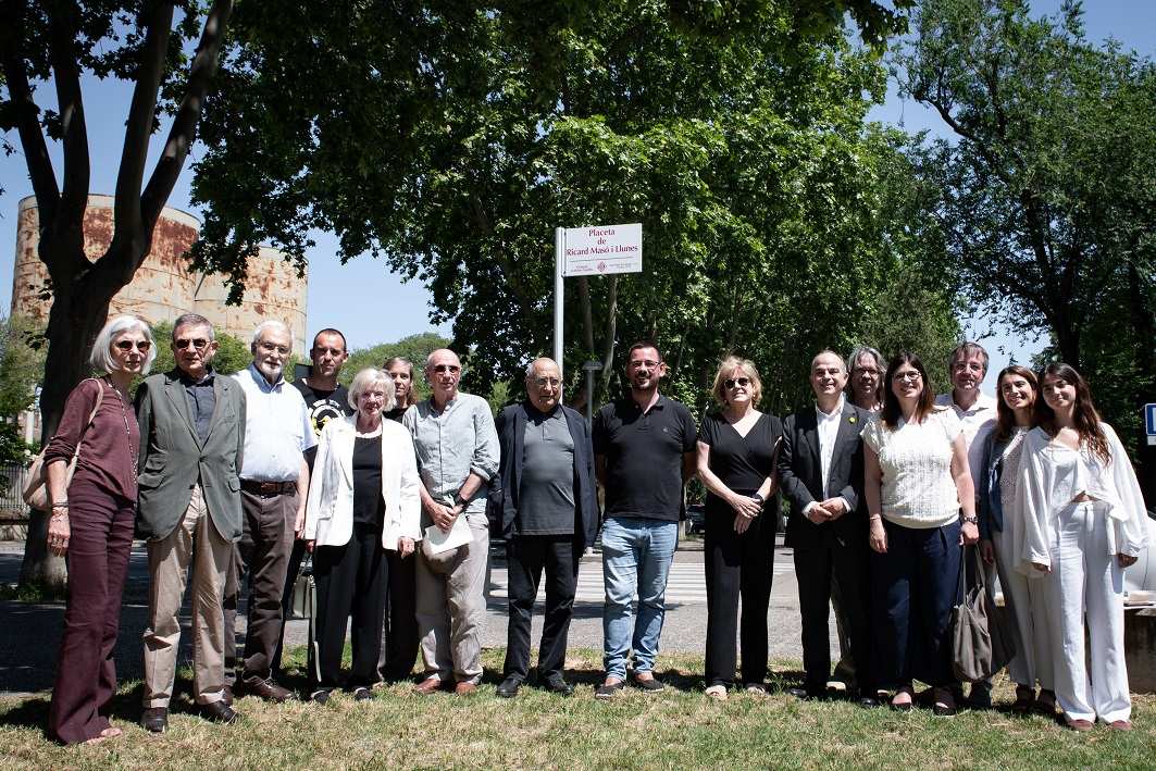 Girona inaugura la placeta de Ricard Masó i Llunes en el barri de Pla de Palau Sant Pau