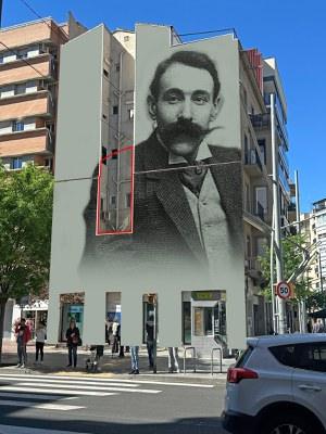 Inicia la Creación de un Impactante Mural Artístico en Honor al Pianista Ricard Viñes