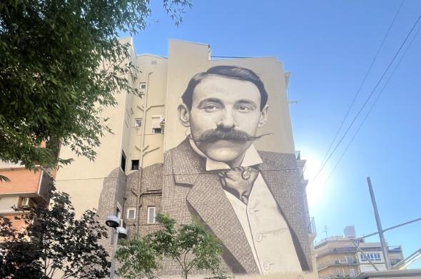 Larrosa destaca cómo el nuevo mural transforma la plaza Ricard Viñes en un símbolo de memoria, cultura y orgullo para Lleida