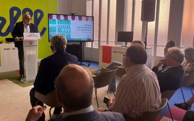 Larrosa destaca una inversión histórica de 2,7 millones de euros para impulsar el comercio local