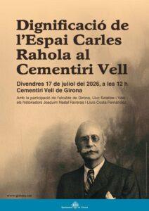 Descubre el Espacio Memorial Carles Rahola y Llorens en el Cementerio Viejo de Girona
