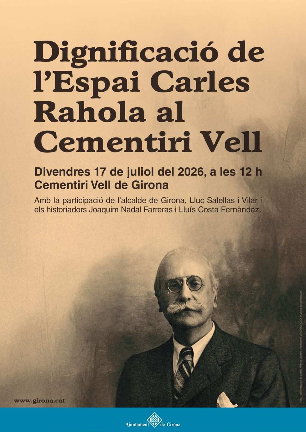 Descubre el Espacio Memorial Carles Rahola y Llorens en el Cementerio Viejo de Girona