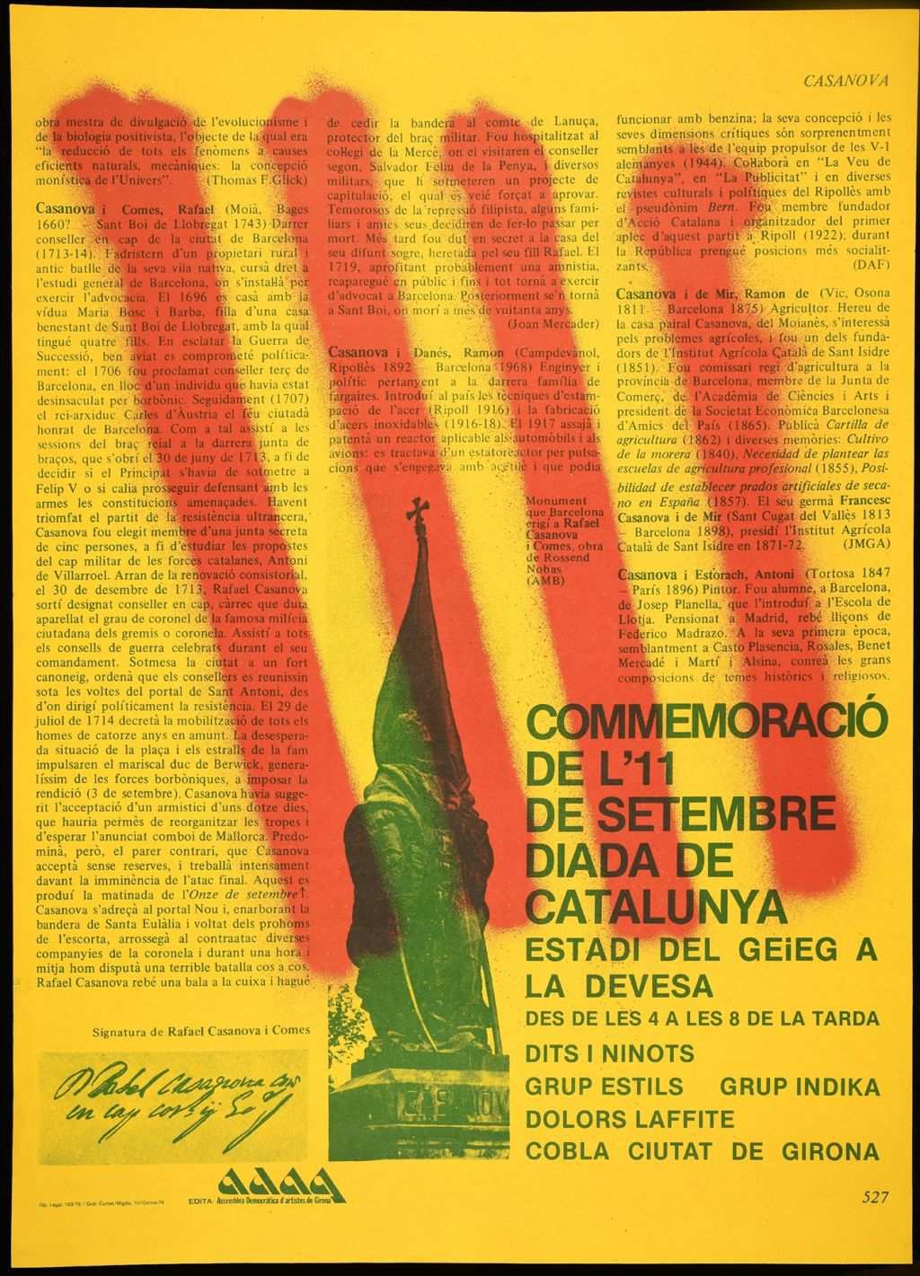 Girona Celebra 50 Años de la Primera Diada Nacional en Libertad: Un Homenaje Inolvidable