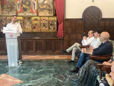 Daniel Noguero: Celebración de la Segunda Beca Ricard Viñes en la Recepción Institucional