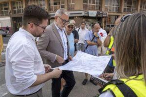 Renovación de la Red de Agua y Ampliación de Aceras en la Calle Pius XII: Mejoras Urbanas en Marcha