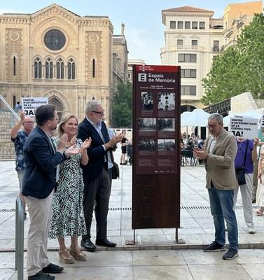 Nuevo Espacio de Memoria en la Plaza de Sant Joan: Recordando el Impacto de la Guerra Civil en la Ciudad