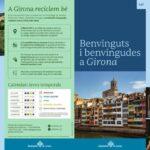 Descubre el nuevo folleto del Ayuntamiento de Girona sobre movilidad y gestión de residuos en el Barri Vell
