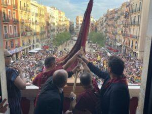 Álvaro Cano y Rubén Almazán, capitanes del Nàstic Genuine, dan el Pregó de Santa Tecla