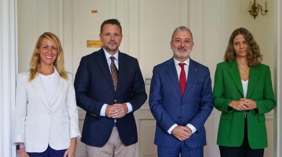 Jaume Collboni reafirma su compromiso con Ucrania: "Barcelona apoya a Kíiv más que nunca"