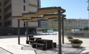 Barcelona experimenta en el Campus Diagonal Nord de la UPC con prototipos innovadores para generar energía fotovoltaica en sombras estacionales