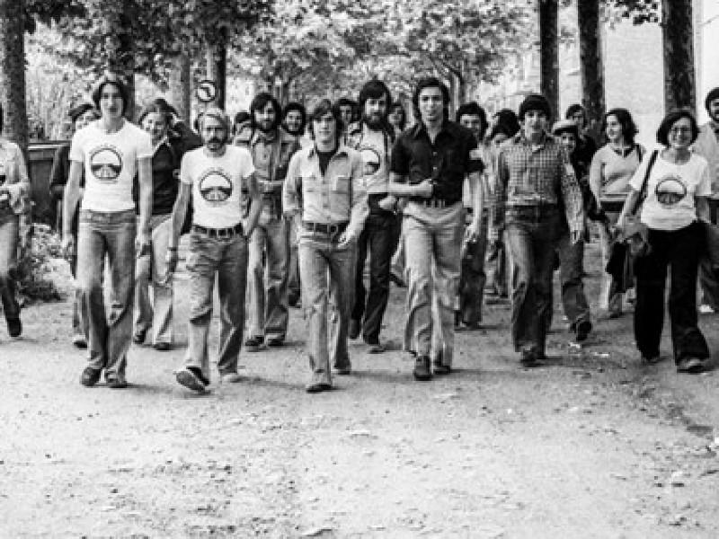 El Memorial Democràtic celebra a Montblanc el 50è aniversari de la Marxa de la Llibertat