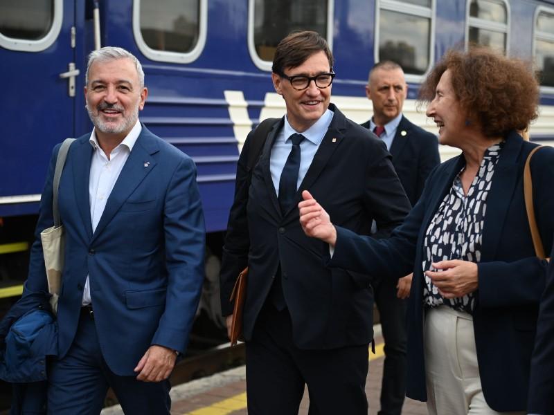 El president Illa reafirma el compromís de Catalunya amb els valors europeus en defensa d'Ucraïna