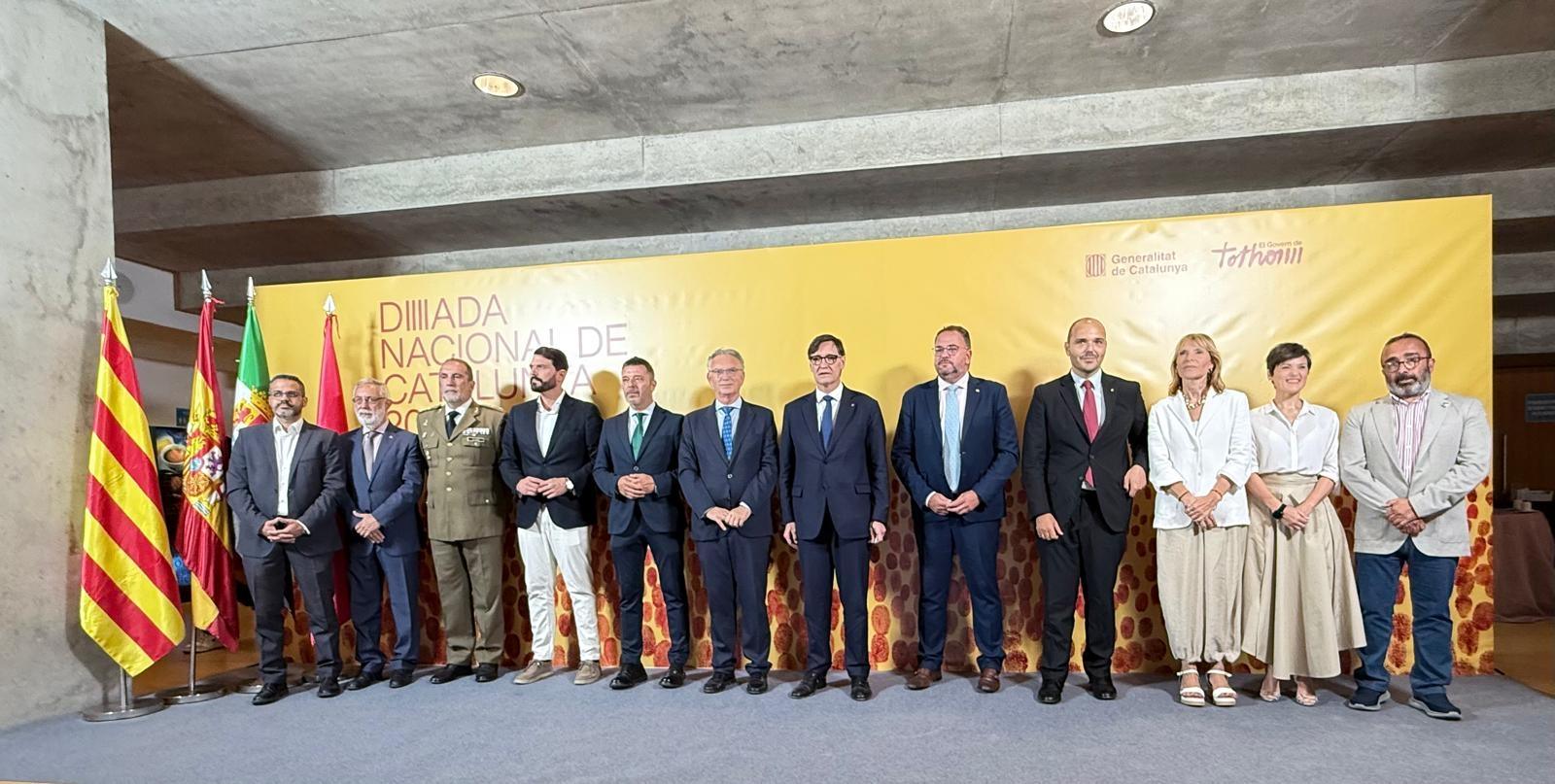Lluïsa Moret resalta la conexión vital entre Catalunya i Extremadura en la Diada celebrada a Càceres