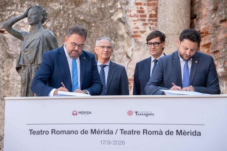 Tarragona y Mérida unen fuerzas para realzar el Patrimonio Romano en el ámbito cultural