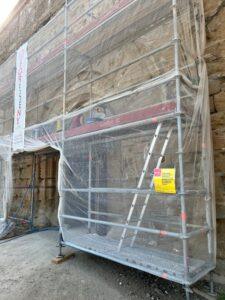 Restauración de la Portalada Principal y Fachada Norte de la Iglesia de Santa María de Gardeny en Lleida