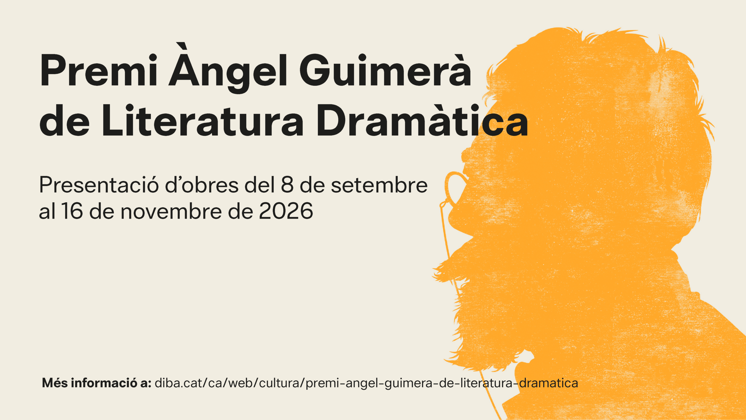 Convocatoria Abierta para la Segunda Edición del Premi Àngel Guimerà de Literatura Dramática