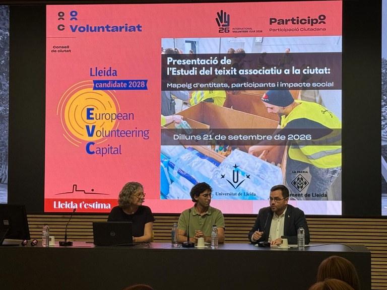 Lleida analiza su tejido asociativo para potenciar la participación ciudadana y el voluntariado