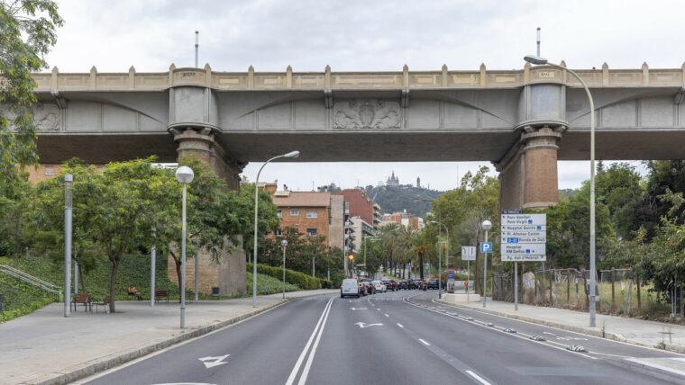 Comienzan las obras de rehabilitación y mantenimiento del viaducto de Vallcarca