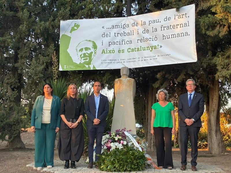 Consellera Menor: "El llegat de Lluís Companys ensenya la importància de defensar la llibertat i els drets"