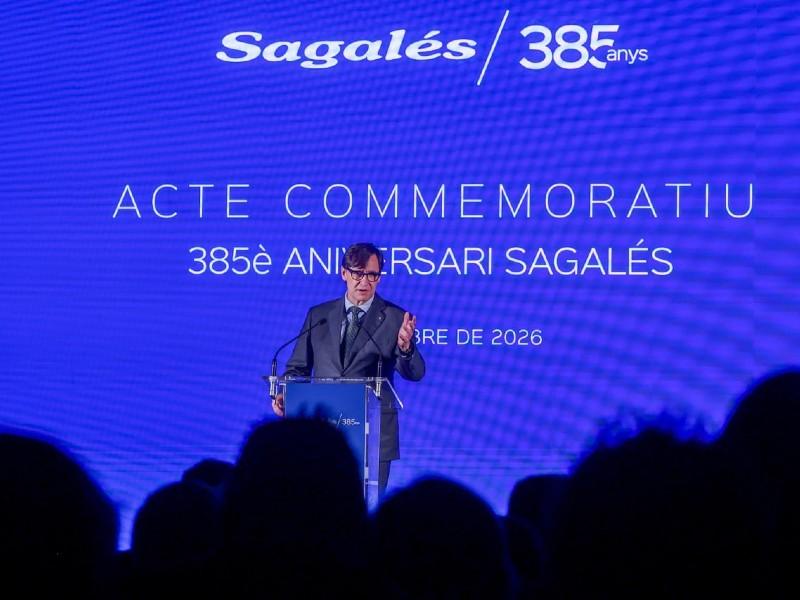 President Illa: "Catalunya necessita empreses com Sagalés amb visió a llarg termini i disposades a expandir se"