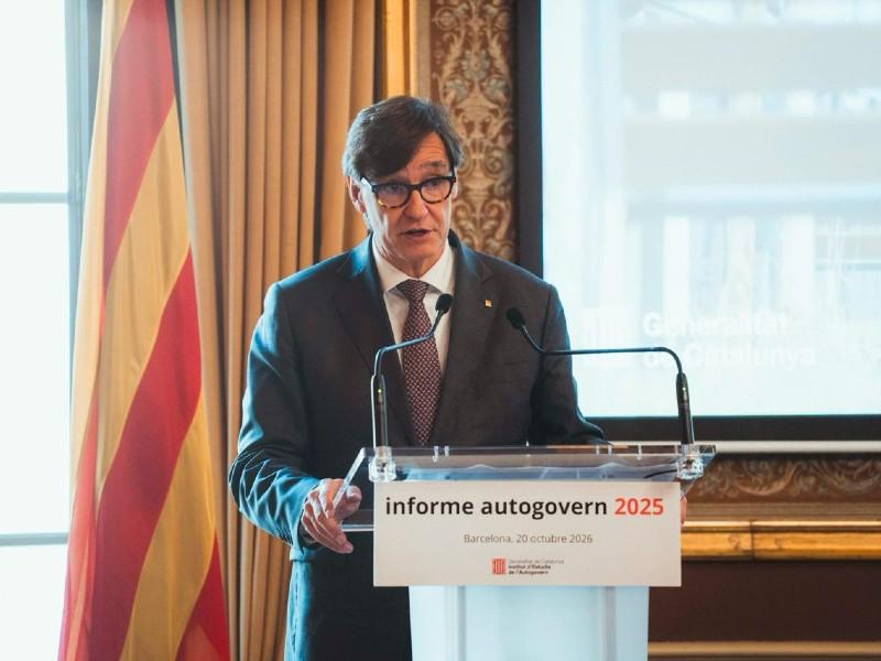 President Illa: "Reclamem més autogovern per millorar la qualitat de vida dels ciutadans"