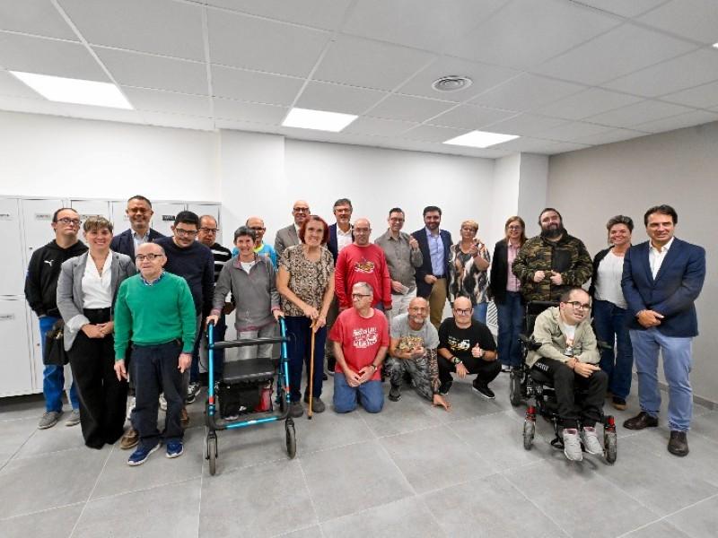Visita del Conseller de Drets Socials al Nou Centre Ocupacional de la Fundació Sant Tomàs a Manlleu