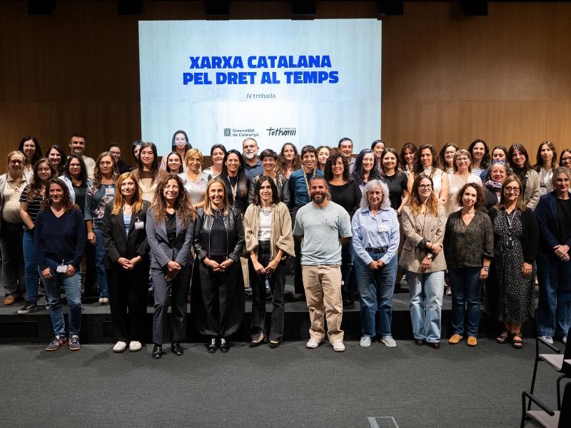 La quarta Trobada de la Xarxa Catalana pel Dret al Temps: Un centenar d'ens locals, entitats i empreses s'uneixen per la justícia temporal