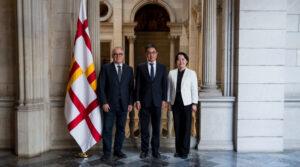 Jordi Valls recibe a una delegación del China Construction Bank (CCB)