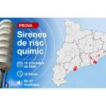 Protecció Civil activa demà a les 10.00h 119 sirenes de risc químic en 47 municipis de Catalunya