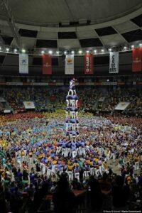 Els Marrecs de Salt aconsegueixen el 4d9 amb folre i guanyen la jornada del XXX Concurs de Castells