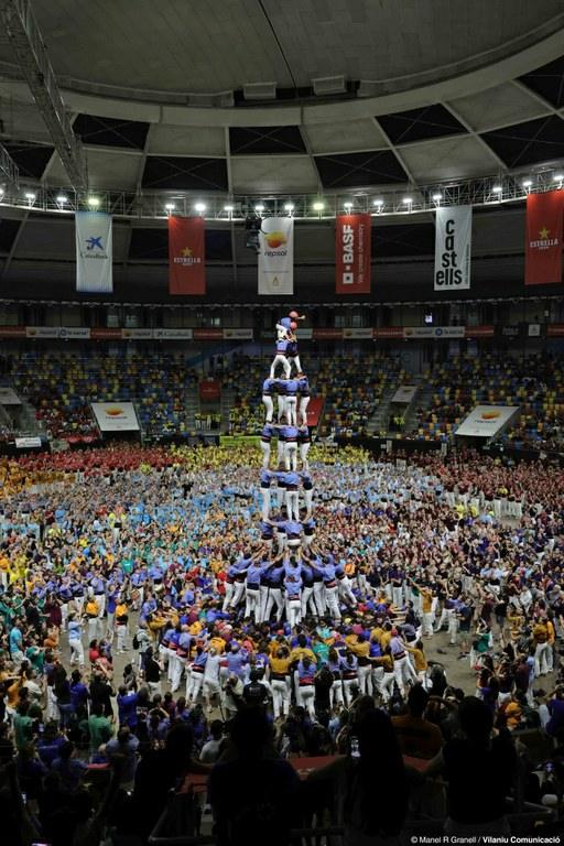 Els Marrecs de Salt aconsegueixen el 4d9 amb folre i guanyen la jornada del XXX Concurs de Castells