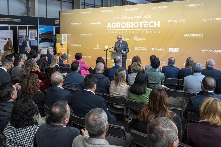 Lleida, epicentro de la innovación agroalimentaria en la inauguración del Agrobiotech Innovation Forum
