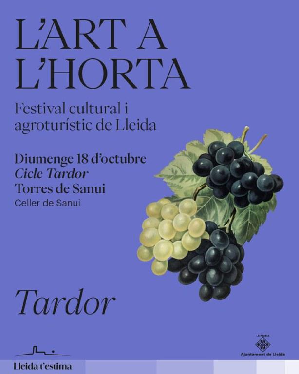 Humor, jazz y productos locales en la nueva edición del ciclo de otoño del Art a l'Horta